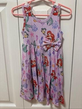Disney Little Sleepies Ariel Print Tank Dress with Bow Accent